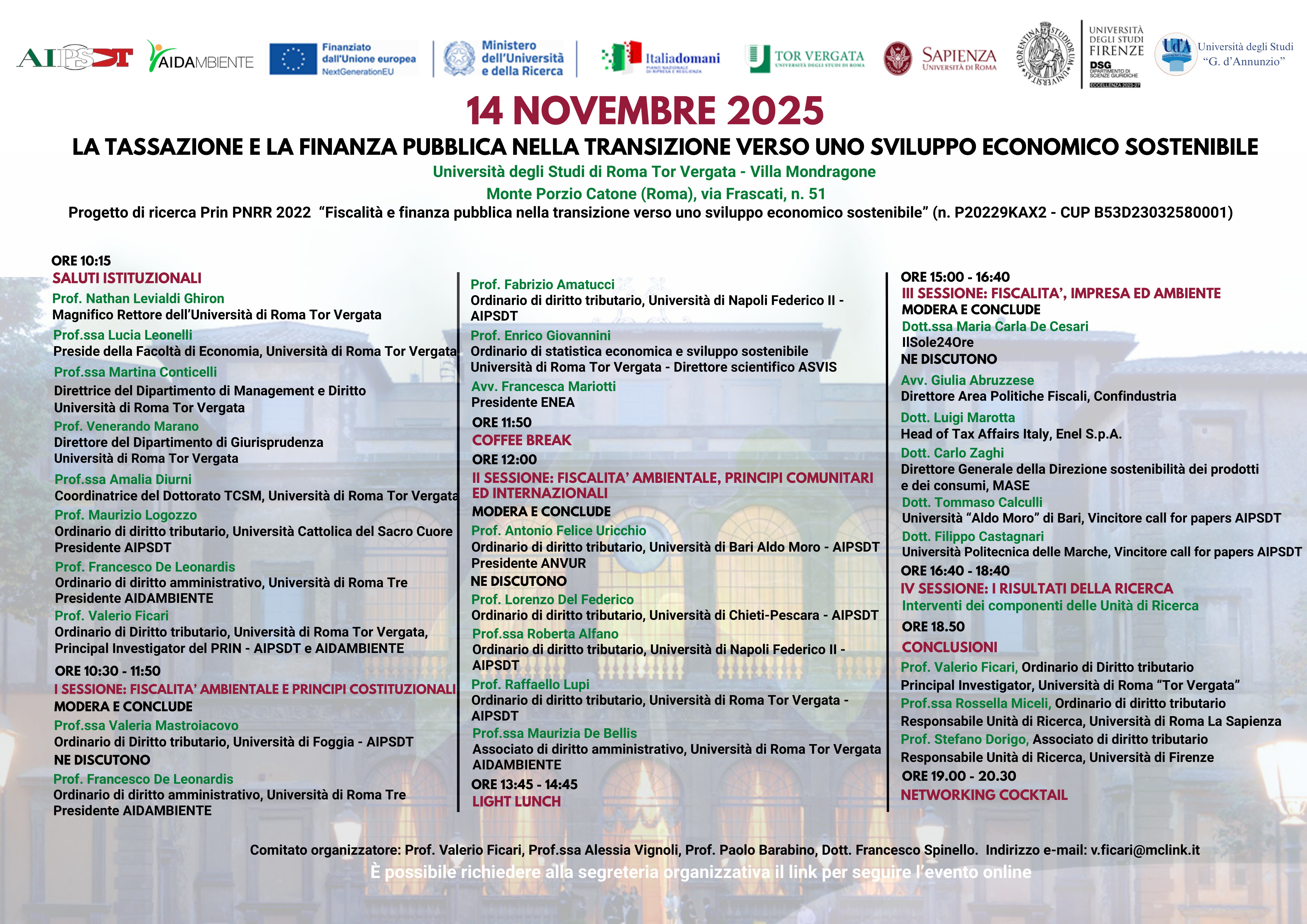 Locandina evento finale PRIN